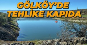 GÖLKÖY BARAJI GÖLÜ'NDE SU SEVİYESİ DÜŞTÜ