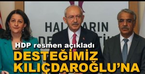 HDP'NİN CUMHURBAŞKANI ADAYI KEMAL KILIÇDAROĞLU