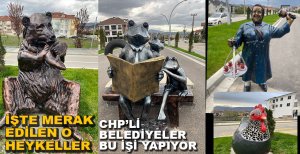 HEYKELLER YERİNE KONMAYA BAŞLADI