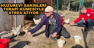 HUZUREVİ SAKİNLERİ TERAPİ KÜMESİYLE STRES ATIYOR