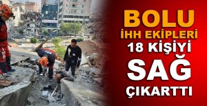 İHH EKİPLERİ 18 KİŞİYİ SAĞ ÇIKARTTI