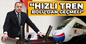 İSMAİL AKGÜL'DEN ERDOĞAN'A RİCA "HIZLI TREN BOLU'DAN GEÇMELİ"