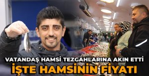 İŞTE BOLU'DA HAMSİNİN FİYATI...