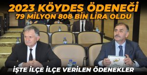 İŞTE BOLU’NUN 2023 KÖYDES ÖDENEKLERİ