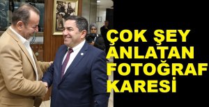 İYİ PARTİ HEYETİ BAŞKAN ÖZCAN'I ZİYARET ETTİ