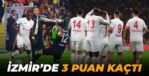 İZMİR’DE 3 PUAN KAÇTI