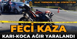 KARTALKAYA SAPAĞINDA FECİ KAZA... 2 AĞIR YARALI