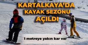 KARTALKAYA’DA KAYAK SEZONU AÇILDI