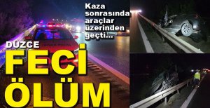 KAZA SONRASINDA FECİ ŞEKİLDE CAN VERDİ
