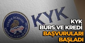 KYK BURS VE KREDİ BAŞVURULARI BAŞLADI