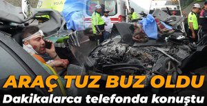 LÜKS OTOMOBİL TUZ BUZ OLDU... ALLAHIM BU NASIL KAZA....