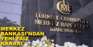 MERKEZ BANKASI FAİZİ SABİT TUTTU...