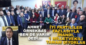 ÖRNEKBAŞ 'BEN DE VARIM' DEDİ