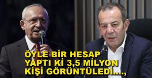 ÖZCAN'DAN 16'LI MASA HESABI....