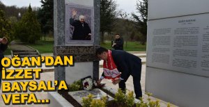 SİNAN OĞAN İZZET BAYSAL'IN MEZARINI ZİYARET ETTİ