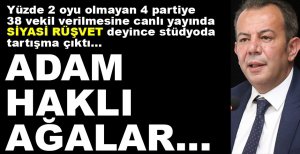 SİYASİ RÜŞVET TARTIŞMASI...