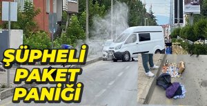 ŞÜPHELİ PAKET PANİĞİ....