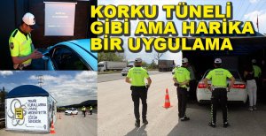 SÜRÜCÜLERE KAZA ANLARI İZLETİLDİ...
