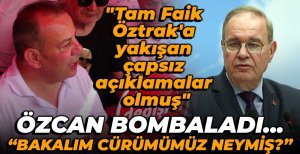 TANJU ÖZCAN, FAİK ÖZTRAK'I BOMBALADI......