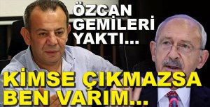 TANJU ÖZCAN 'KİMSE ÇIKMAZSA BEN VARIM' DEDİ