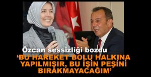 TANJU ÖZCAN OLAYLA İLGİLİ KONUŞTU