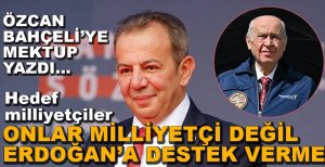 TANJU ÖZCAN TWİTTER'DAN BAHÇELİ'YE MEKTUP YAZDI