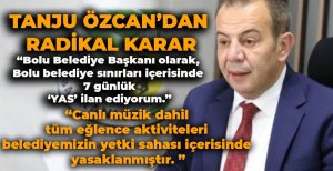 TANJU ÖZCAN'DAN RADİKAL KARAR