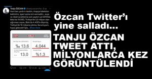 TANJU ÖZCAN'IN TWEETİ MİLYONLARCA KEZ GÖRÜNTÜLENDİ