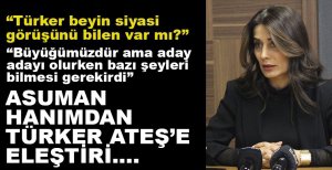 TEKİN'DEN TÜRKER ATEŞ'E ELEŞTİRİ....