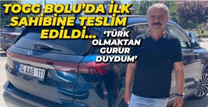 TOGG BOLU'DA İLK SAHİNE TESLİM EDİLDİ