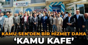 TÜRKİYE KAMU-SEN BOLU ŞUBESİNDEN BİR HİZMET DAHA… KAMU KAFE AÇILDI..