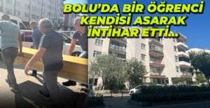 ÜNİVERSİTE ÖĞRENCİSİ KENDİNİ ASTI
