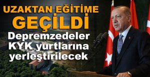 ÜNİVERSİTELERDE ONLİNE EĞİTİME GEÇİLDİ...
