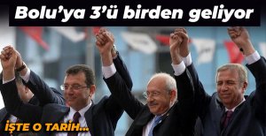 YAVAŞ VE İMAMOĞLU'DA BOLU'YA GELECEK...