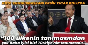 YAVRU VATANIN CUMHURBAŞKANI ERSİN TATAR BOLU'DA...