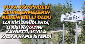 ZEHİRLENMELERİN NEDENİ BELLİ OLDU