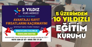 5 YILDIZ’LA FARK YARAT... 5 ÜZERİNDEN 10 YILDIZLI EĞİTİM KURUMU