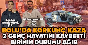 ACI HABER GELDİ... FECİ KAZADA 2 GENÇ HAYATINI KAYBETTİ