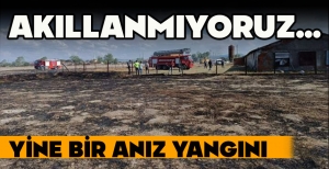 AKILLANMIYORUZ... YİNE BİR ANIZ YANGINI