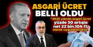 ASGARİ ÜCRET BELLİ OLDU