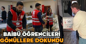 BAİBÜ ÖĞRENCİLERİ GÖNÜLLERE DOKUNDU