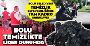 BOLU TEMİZLİKTE LİDER DURUMDA