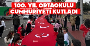 BOLU'DA 100. YIL ORTAOKULU CUMHURİYETİ KUTLADI