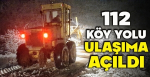 BOLU'DA 112 KÖY YOLU ULAŞIMA AÇILDI