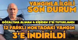 BOLU'DAKİ ORMAN YANGININDA 12 FARKLI NOKTADAKİ YANGIN 3’E İNDİRİLDİ...