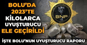 BOLU'DA 2023'TE KİLOLARCA UYUŞTURUCU ELE GEÇİRİLDİ... İŞTE BOLU'NUN UYUŞTURUCU RAPORU