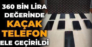 BOLU'DA 360 BİN LİRA DEĞERİNDE KAÇAK TELEFON ELE GEÇİRİLDİ