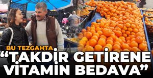 BOLU'DA BU TEZGAHTA "TAKDİR GETİRENE, VİTAMİN BEDAVA"