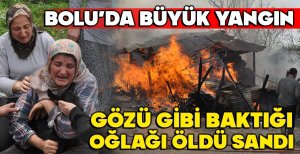 BOLU'DA BÜYÜK YANGIN...