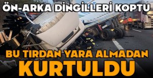 BOLU'DA FECİ KAZA... TIR HURDAYA DÖNDÜ... İŞTE DETAYLAR